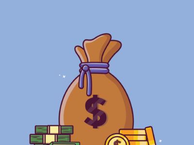 money-bag-cash-coins-money-and-clock-payment-icon-cartoon-time-is-money-background-concept-free-vector